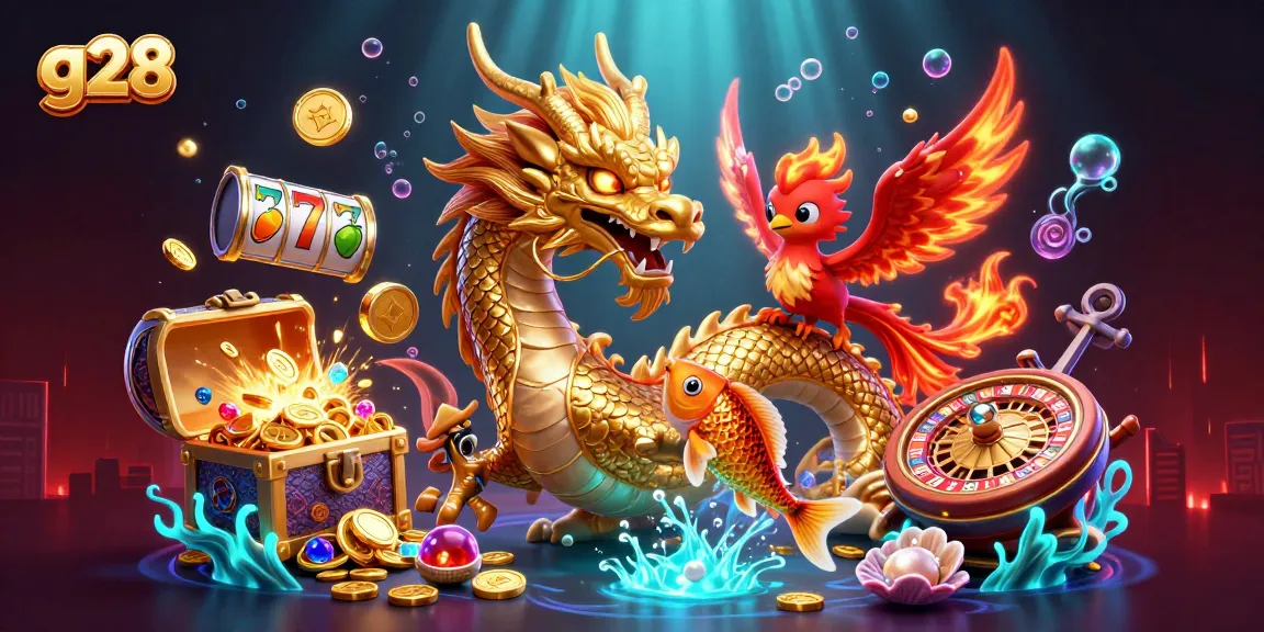 Experience g28's thrilling gaming adventure featuring dragons, phoenixes, and jackpots.