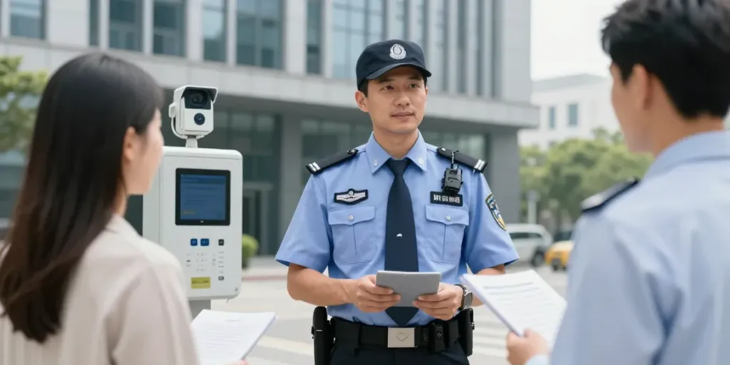Security Guard providing trusted protection services at a local corporate facility.