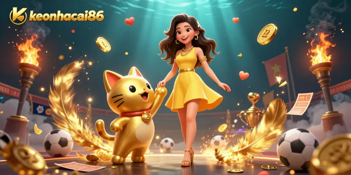 Experience engaging gameplay at keonhacai86 with vibrant soccer betting visuals and interactive elements.