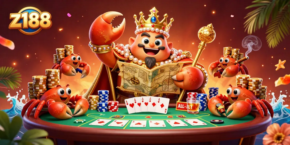 Z188 players engaging with casino action at a vibrant poker table, surrounded by gold chips.