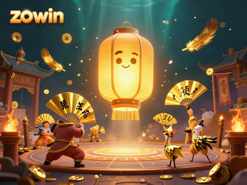 Experience thrilling gameplay at zo win with golden lanterns and vibrant casino energy.