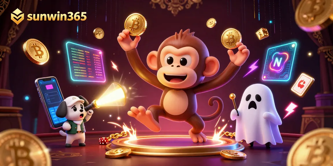 Experience thrilling casino adventure with sunwin365 in this vibrant, dynamic illustration.