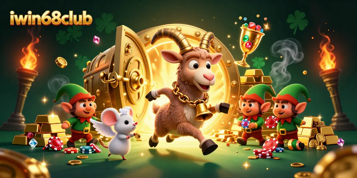Play the games at iwin68club's vibrant casino with Krampus, the angel mouse, and mischievous gremlins.