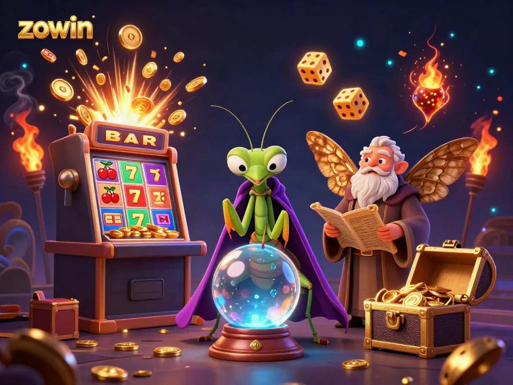 Experience exhilarating gameplay at zowin with vibrant slot machines and mystical fortune tellers.