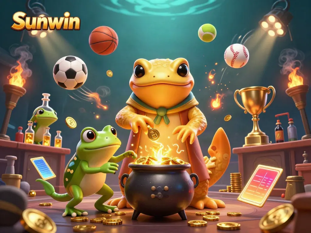 Experience exhilarating gaming at Sunwin with an enchanting alchemist and lively sports elements.